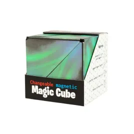magiczna-kostka-3d-maqna-zielona-antystres-magnetyczna