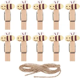 klamerki-drewniane-spinacze-mini-z-pszczolka-10szt-sznurek-amosfun