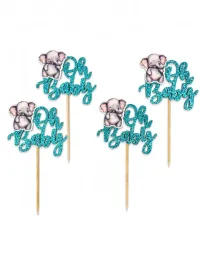 ozdoby-topper-na-babeczki-baby-shower-niebieski-brokat-slon-24-szt
