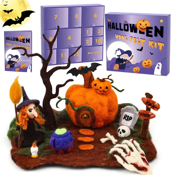 Wakmon zestaw kreatywny do filcowania na halloween