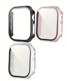 etui-apple-watch-series-9-8-7-41-mm-czarne-rozowe-srebrne-3x-szklo