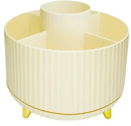 organizer-obrotowy-na-biurko-organizer-na-pedzle-kosmetyki-bezowy