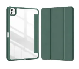 etui-na-ipad-pro-11-2024-m4-5-gen-z-przezroczysta-tylna-obudowa-zielone