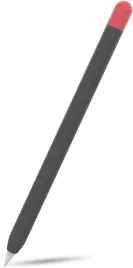etui-silikonowe-do-apple-pencil-2-czarne-z-czerwona-koncowka-ahastyle