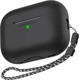 etui-ahastyle-do-airpods-pro-2-silikonowe-z-paskiem-czarne