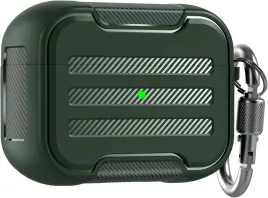 etui-do-airpods-3-ahastyle-z-karabinczykiem-ciemnozielone