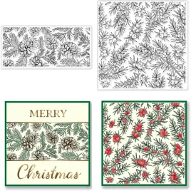 naklejki-do-scrapbookingu-swiateczne-jemiola-ostrokrzew-dekoracje