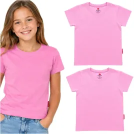 2-sztuki-koszulka-dziewczeca-158-bawelna-t-shirt-na-wf-krotki-rekaw-rozowa