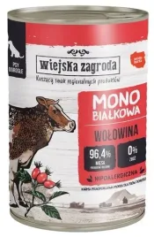 zdrowa-karma-monoproteinowa-dla-doroslego-psa-wiejska-zagroda-wolowina-400g
