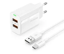 mocna-szybka-ladowarka-sieciowa-12w-2x-usb-foneng-kabel-usb-c-biala