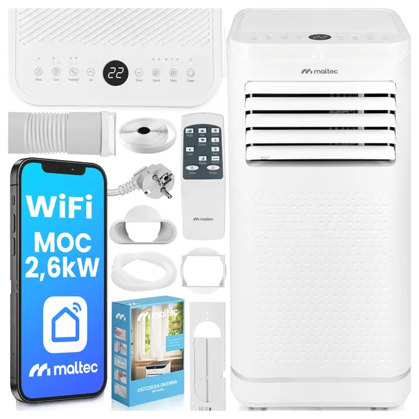 Klimatyzator Przenośny Osuszacz Powietrza WiFi Pilot IcePRO2600