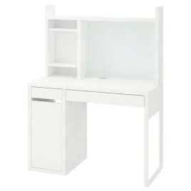 ikea-micke-biurko-z-nadstawka-bialy-105x50-cm