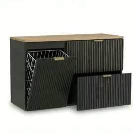 szafka-pod-umywalke-z-koszem-na-pranie-100-cm-czarna-z-blatem-orzech-willy