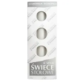 tradycyjna-swieca-stolowa-bezbarwna-6-sztuk