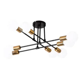 ozdobna-lampa-sufitowa-czarna-zlota-metal-8-punktow-swiatla-e27-do-salonu