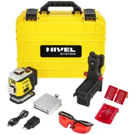 nivel-system-cl4r-laser-krzyzowy-4x360-czerwony-ip54-bluetooth