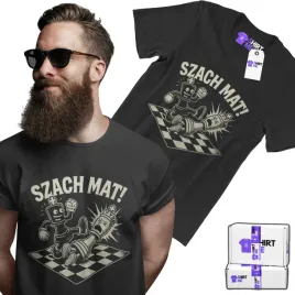 koszulka-szachy-meska-prezent-dla-szachisty-szach-mat-z-nadrukiem-tshirt