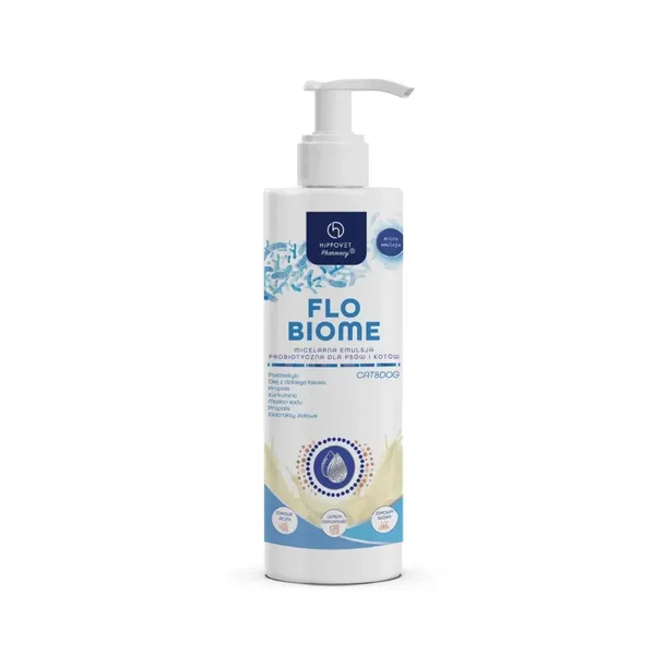 Hippovet FloBiome 250ml Pies Kot - Emulsja Probiotyk Jelita Odporność