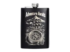 piersiowka-metalowa-czarna-270ml-adventure-awaits