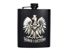 piersiowka-metalowa-czarna-210ml-polski-orzel-honor-i-ojczyzna