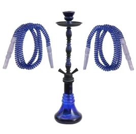 shisha-fajka-wodna-george-2-weze-57cm-blue-niebieska