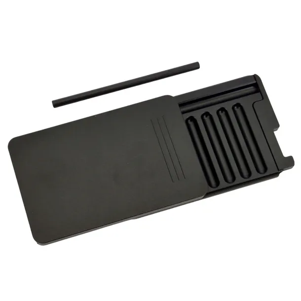 Schowek METALOWY do aplikacji tabaki ze Snorterem Black