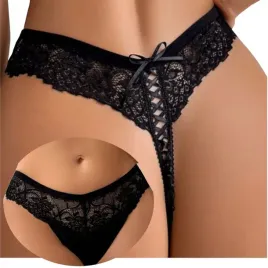 sexy-koronkowe-stringi-damskie-z-kokardka-rozmiar-l