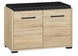szafka-na-buty-ml-meble-caro-dwudrzwiowa-70-cm-dab-sonoma-jasna-czarna