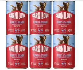 carnilove-dog-can-salmonandturkey-puppies-6-x-400g