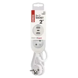 emos-p0212u-przedluzacz-2-m-2-gniazda-2usb-a-1usb-c-bialy-pvc-1-mm2