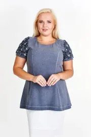 tunika-ftu366-czarny-jeans