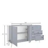 komoda-rose-bez-piaskowy-szerokosc-156-mm