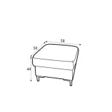 hocker-basic-szary-stan-nowy