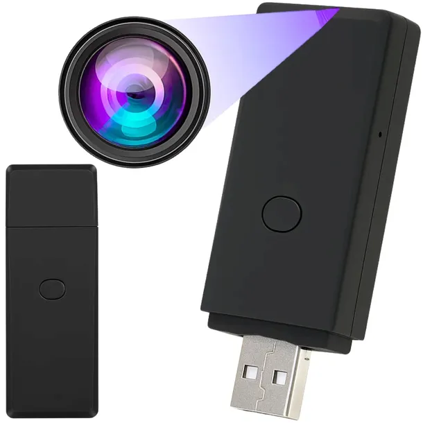 MINI KAMERA WIFI SZPIEGOWSKA UKRYTA W PENDRIVE DYKTAFON NAGRYWA NA KARTĘ