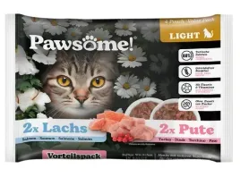 niskokaloryczna-karma-dla-kota-bez-cukru-i-zboz-pawsome-losos-indyk-4x85g