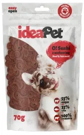 pyszny-i-zdrowy-przysmak-bezzbozowy-dla-psa-ideapet-sushi-z-wolowina-70g