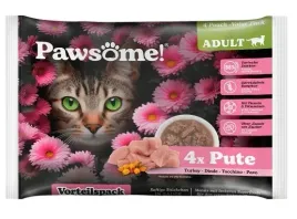 naturalna-karma-dla-kotow-bez-cukru-i-zboz-pawsome-z-indykiem-w-sosie-4x85g
