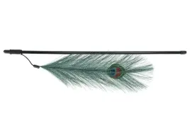 mocna-kolorowa-wedka-dla-kota-zabawka-zakonczona-pawim-piorem-trixie-47cm