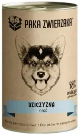 bezzbozowa-karma-wysokomiesna-dla-psa-paka-zwierzaka-dziczyzna-i-losos-400g