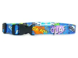 wysokiej-jakosci-mocna-obroza-dla-psa-matteo-34-60cm-graffiti-niebieskie