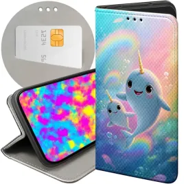 etui-do-xiaomi-redmi-note-12-pro-plus-wzory-narwal-bajki-morskie-zwierzeta