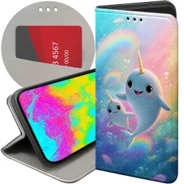 etui-z-klapka-do-iphone-15-pro-max-wzory-narwal-bajki-morskie-zwierzeta