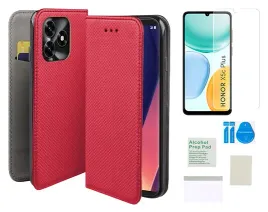 etui-z-klapka-do-honor-x5c-plus-case-czerwony-obudowa-folia-ochronna-tpu