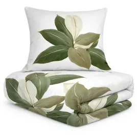posciel-satynowa-220x200-biala-zielona-liscie-prestige