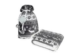 koc-swiateczny-127x152-cm-popielaty-z-reniferami-i-choinkami-w-worku-saco
