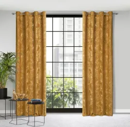 zaslona-140x250-livia-miodowa-z-botanicznym-wytlaczanym-wzorem-lisci