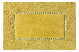 dywanik-50x70-chic-musztardowy-z-bawelny-zdobiony-krysztalkami