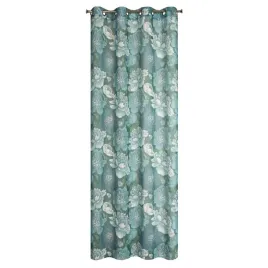 zaslona-140x250-aster-mietowa-ciemna-biala-kwiaty-gotowa-na-przelotkach