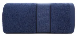 recznik-liana-70x140-granatowy-z-blyszczaca-nicia-500-g-m2