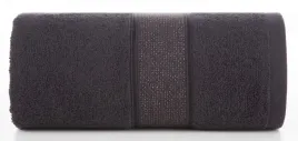 recznik-liana-70x140-czarny-z-blyszczaca-nicia-500-g-m2